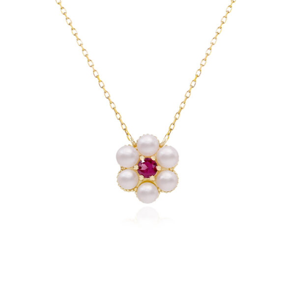 春之頌｜珍珠彩寶項鍊