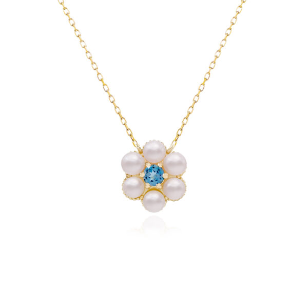 春之頌｜珍珠彩寶項鍊