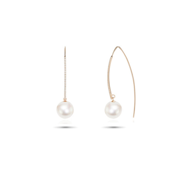 時尚｜珍珠鑽石耳環